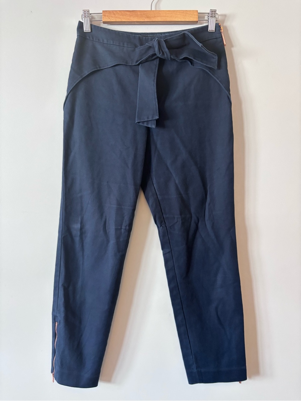 Ted Baker London | Betha Bow Waist Trouser | Navy | Size: 1